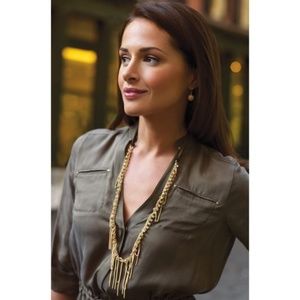 New stella dot Alexa Fringe Necklace